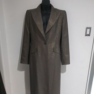 Ellen Tracy Maxi Dress Coat